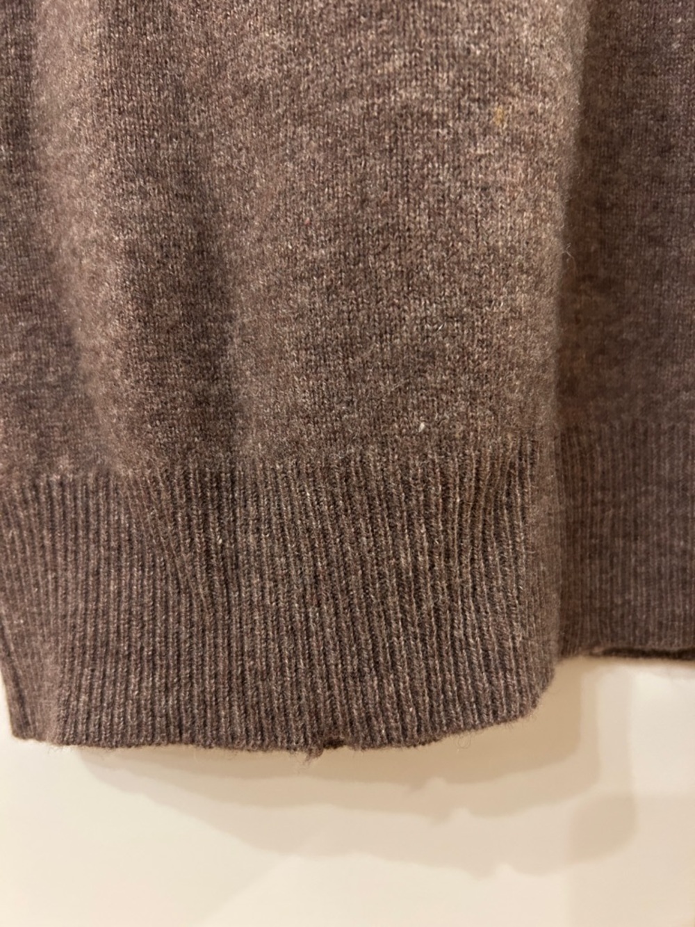 Sleeveless Brown Cowl Neck Knit Dress - Picture 2 of 2